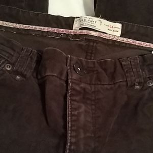 Old Navy brown courdroy size 14